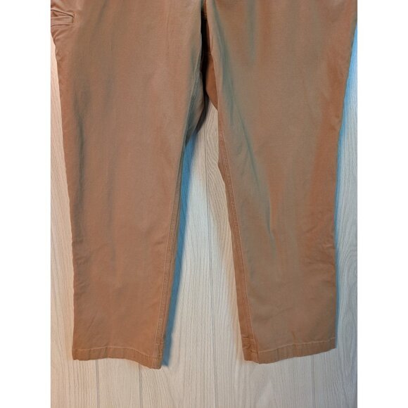 Duluth Trading Co Pants Mens 38x30 Khaki Relaxed Fit Flex Ballroom Khakis Gusset - Picture 3 of 10
